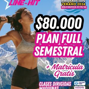 PROMO PLAN FULL SEMESTRAL $80.000 +MATRICULA GRATIS ( Sede La Serena)