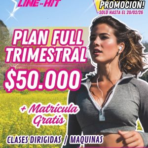 PROMO PLAN FULL TRIMESTRAL $50.000 +MATRICULA GRATIS ( Sede La Serena)