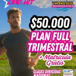 PROMO PLAN FULL TRIMESTRAL $50.000 +MATRICULA GRATIS ( Sede La Serena)